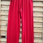 calça pantalona cintura alta com bolso