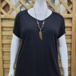 blusa larga plus size feminina