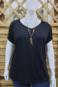 blusa larga plus size feminina