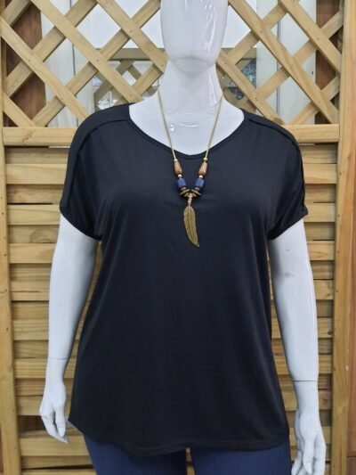 blusa larga plus size feminina