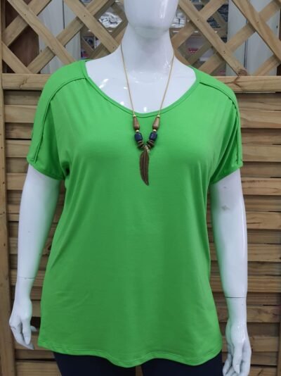 blusa larga plus size feminina