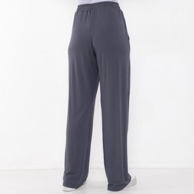 calça pantalona cintura alta com bolso