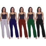 calça pantalona cintura alta com bolso