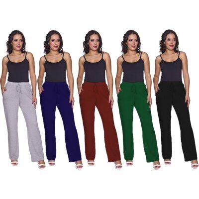 calça pantalona cintura alta com bolso