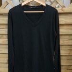 babylook manga longa plus size feminina