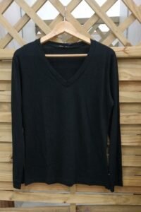 babylook manga longa plus size feminina