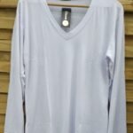 babylook manga longa plus size feminina