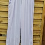 calça pantalona cintura alta com bolso