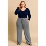 calça pantalona versátil plus size