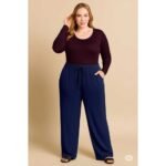 calça pantalona versátil plus size