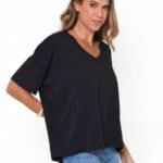 blusa gola v ampla
