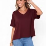 blusa gola v ampla