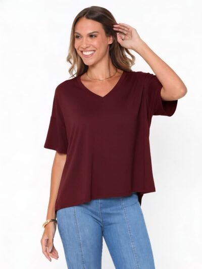 blusa gola v ampla